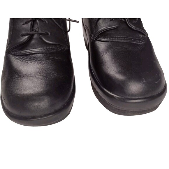 APEX B2000W Womens Black Leather Ambulator Shoes Size 6.5 W Comfort Diabetic - Picture 5 of 9